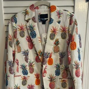 J Crew Linen Blazer